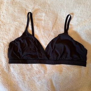 NWOT SKIMS Fits Everybody Crossover Bralette Onyx Size XL